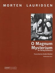 O Magnum Mysterium Orchestra sheet music cover Thumbnail